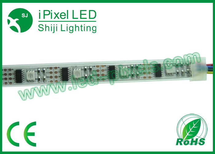 36Leds / m DC12V WS2801IC Digital addressable rgb LED strip Flexible 120 degree Beam angle