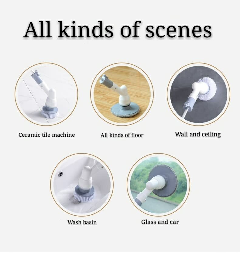 spin scrubber 3 brushes