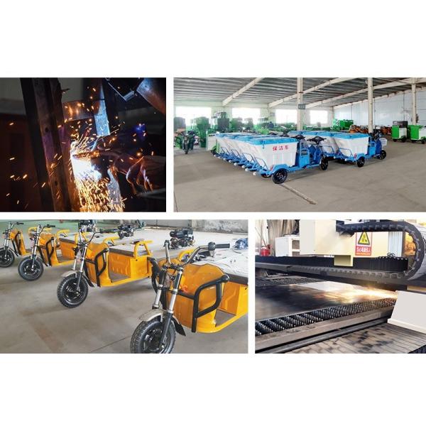 Electric Environmentally Friendly Cleaning Garbage Tricycle 30-50Km/h