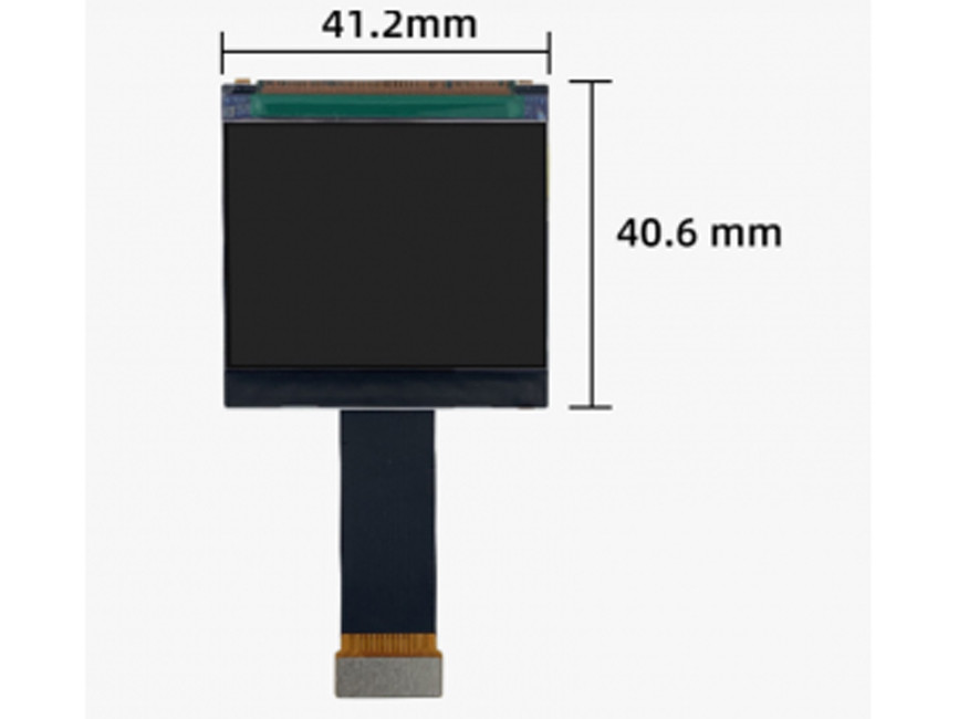 1.89 Inch TFT LCD Display Module， 1600*1200 Resolution , 1000nits 50 Pin MIPI Interface