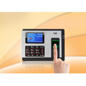 Embedded fingerprint time attendance machine Clocking Systems with Check in /