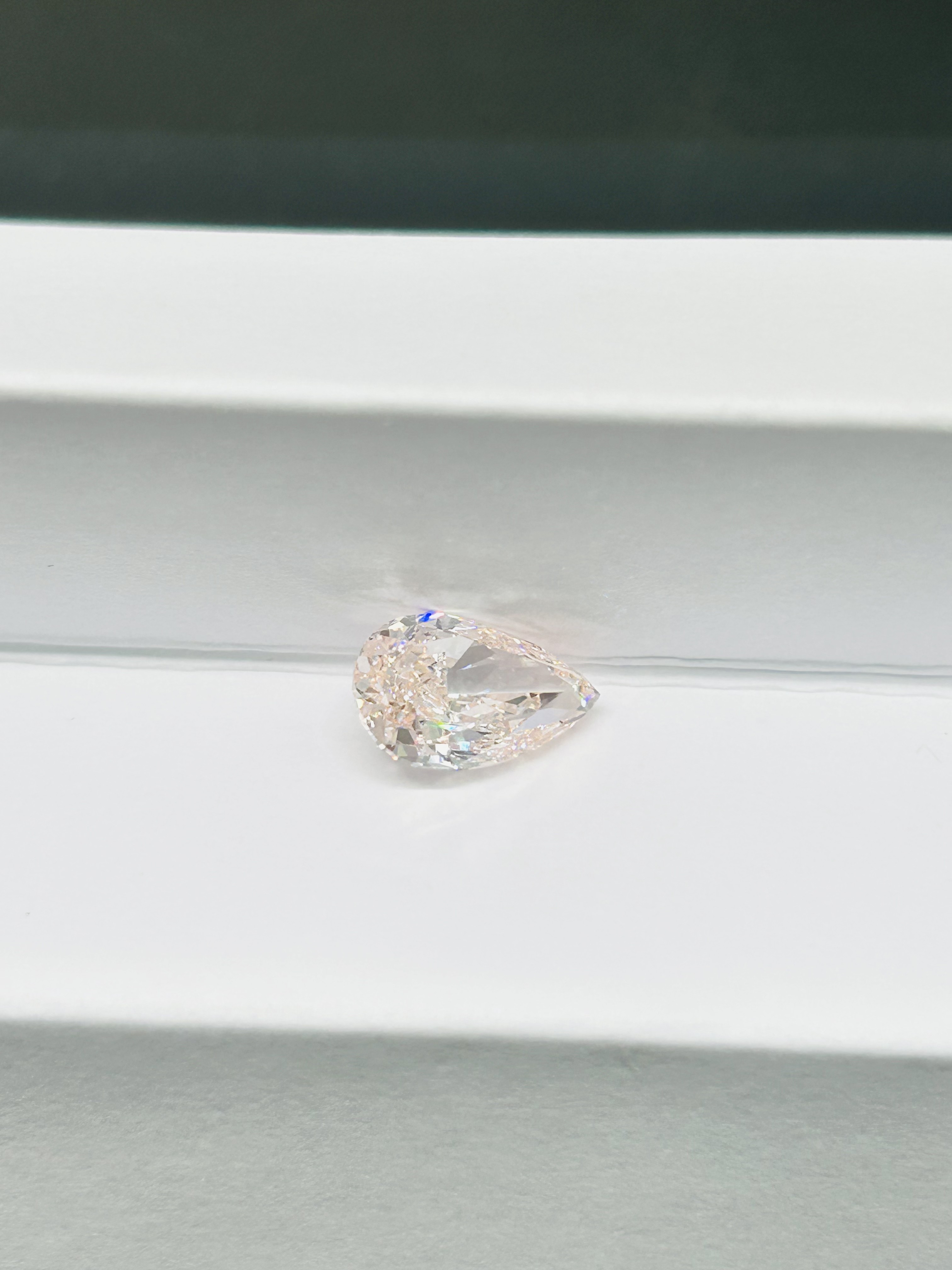 Pear Shape Synthetic CVD Lab Grown Pink Diamonds 1.9ct-2.3ct With IGI Certificate