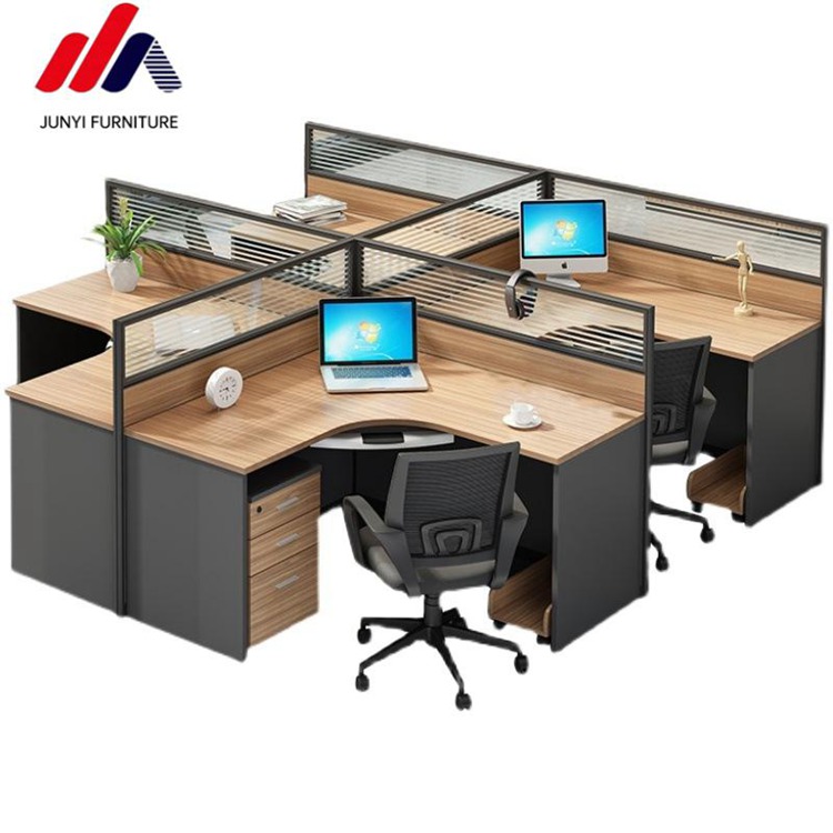 25mm Thickness Table Top Workstation Furniture for School Office Desk With Partition