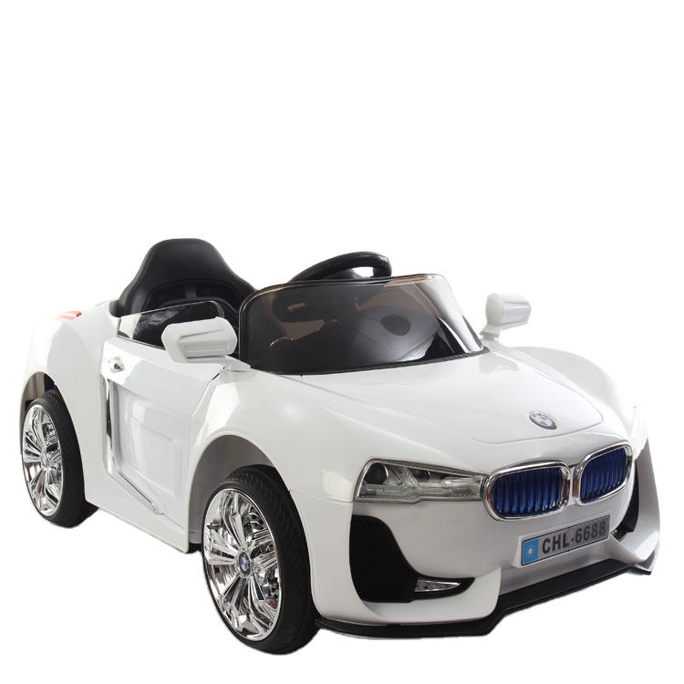 Sky Blue Princess Pink Children's Electric Car with Battery Power and Remote Control