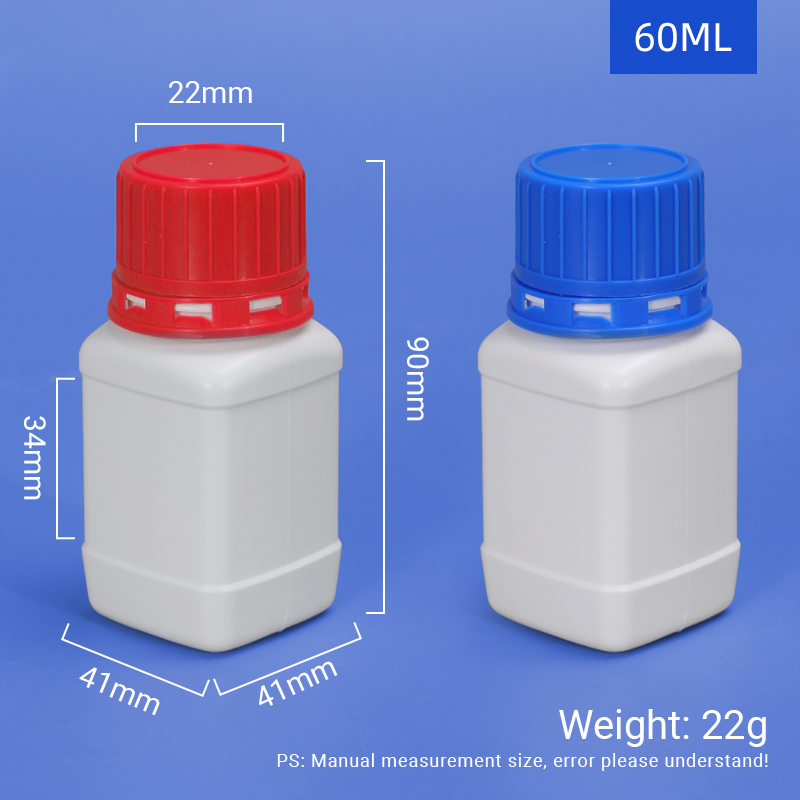Sealed Chemistry Reagent Lab Bottles Plastic HDPE For Organic Solvent Liquid Storage