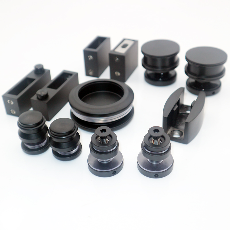 8-12MM Clear Color Sliding Shower Door Hardware with SS304 Tempered Glass Accessories