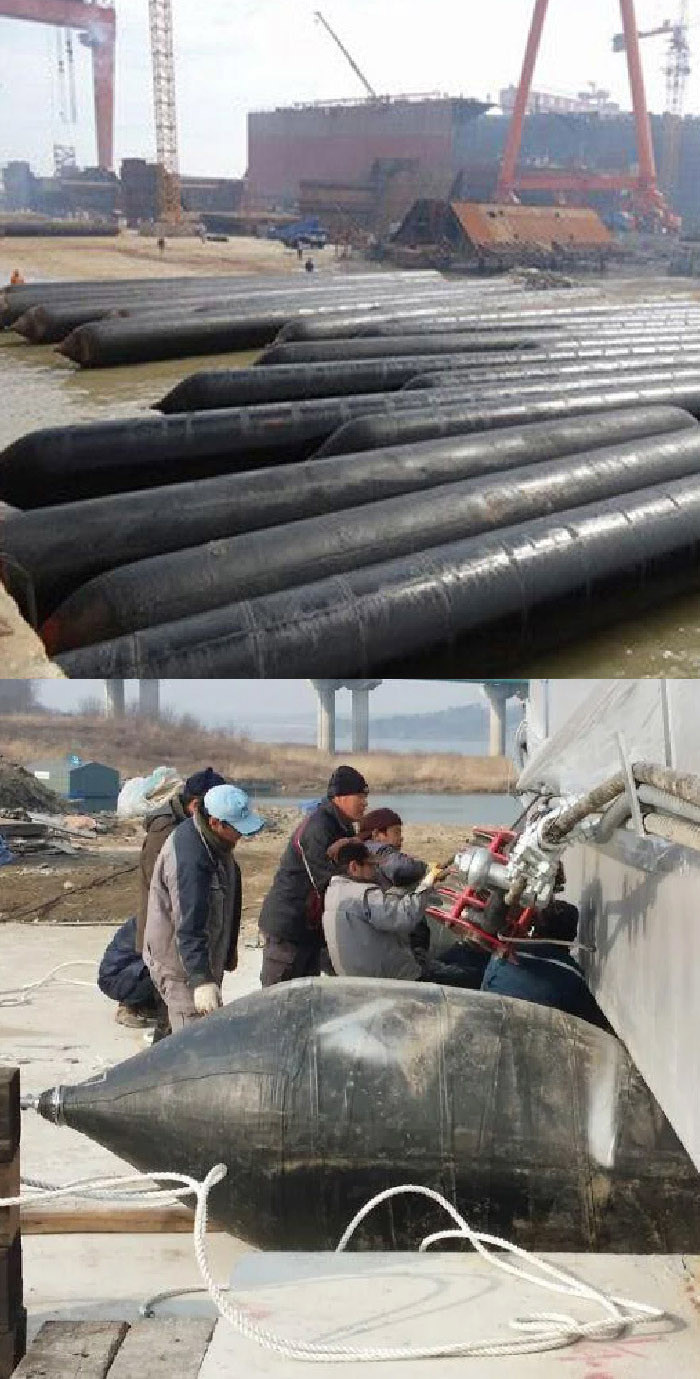 Ship Launching Use Marine Rubber Air Bag Ccs Boat Lifting