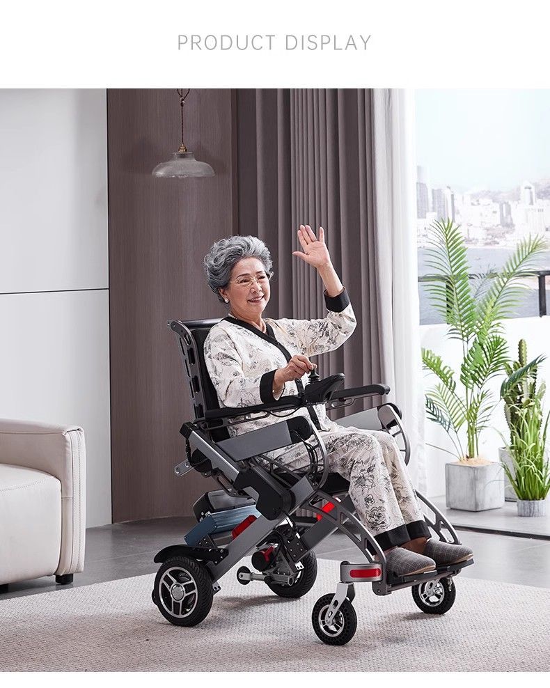 Multifunctional Wheelchair for Mobility Assistance Power Wheelchair