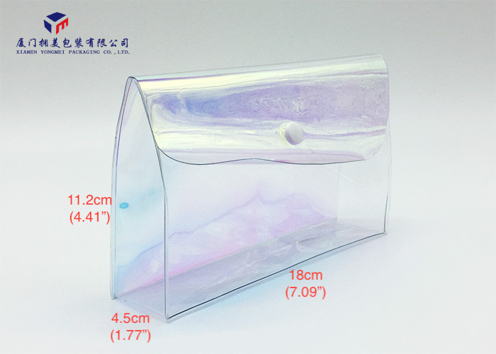 Flexible Transparent Lady Samll Bag Soft PVC Bags For Packing Cosmetic Set
