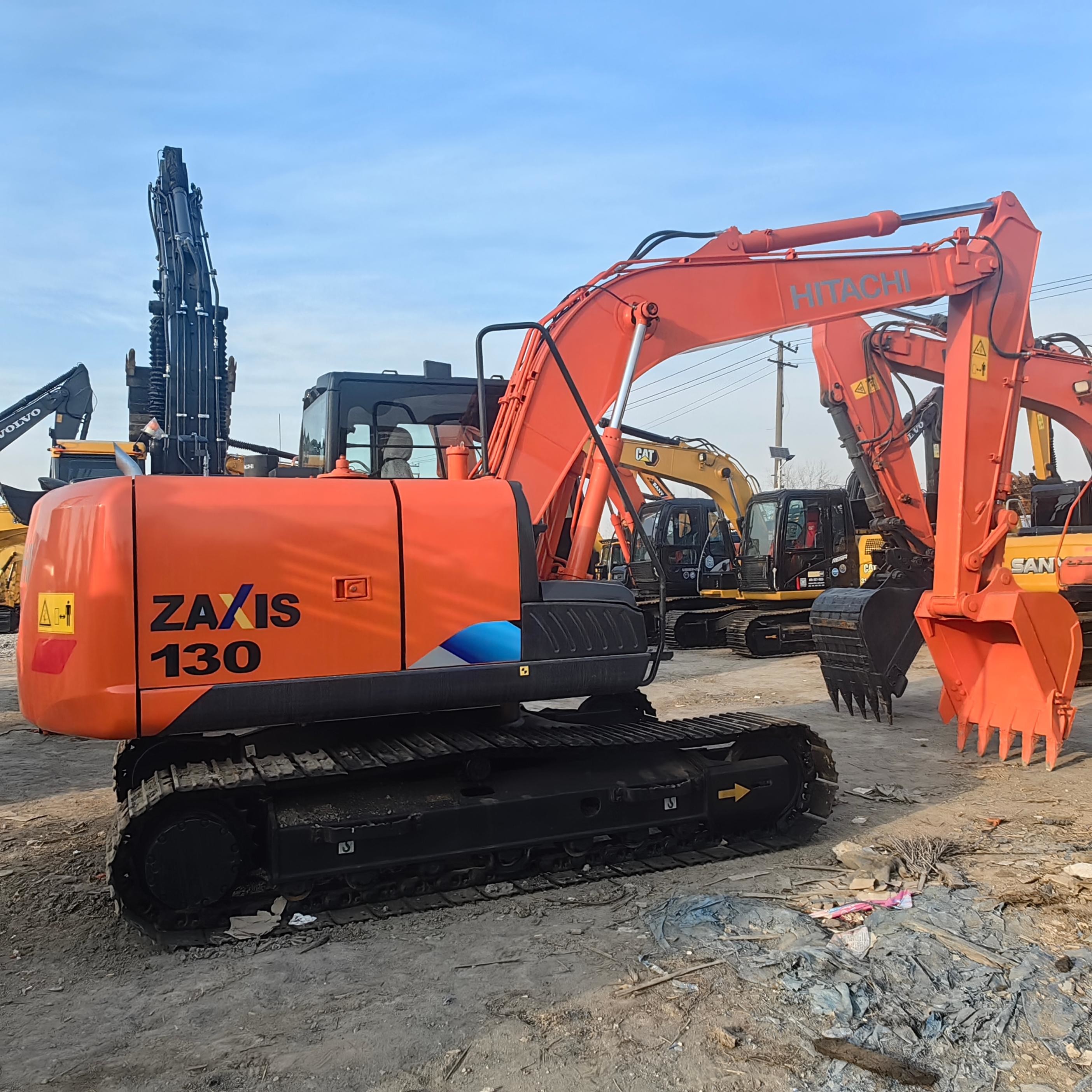2023 Year Hitachi Zx130-5a Crawler Excavator 13Ton Second Hand Backhoe Digger In Stock