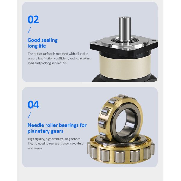 Lichuan Planetary Reducer Gearbox 7 to 1 7:1 PLF60 60mm Frame Size High Precision High Torque