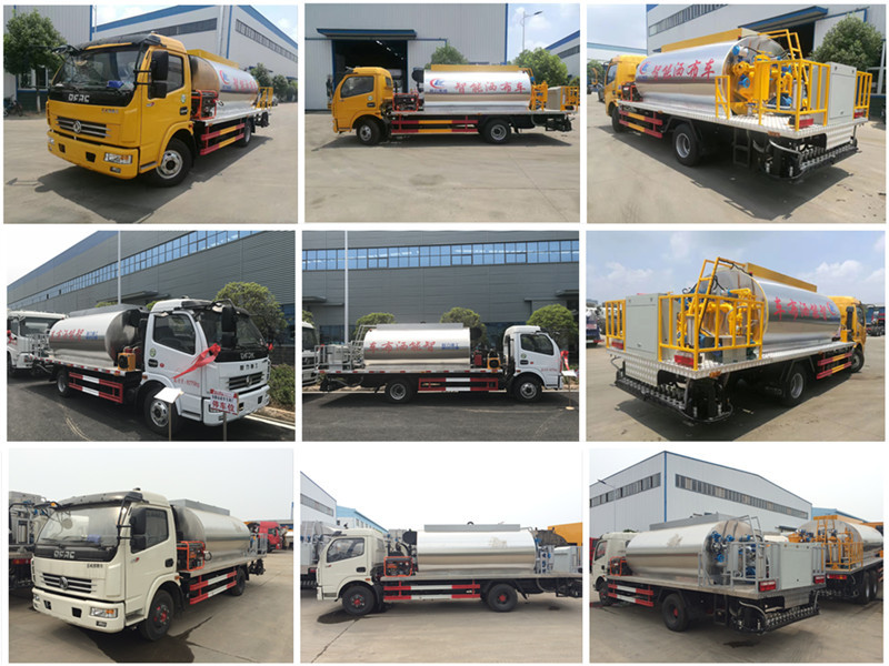 Dongfeng 6000 Liters Bitumen Spraying Truck For Highways Construction