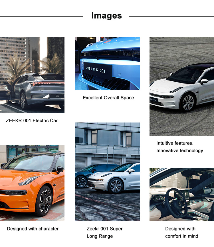 Customized Pure Sedan Electric Cars 2023 Multi Function Geely Zeekr 001