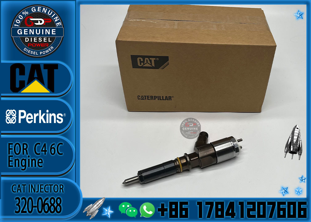 2645A748 Factory outlet Diesel fuel injector 2645A748 320-0688 10R-7939 for C4.2 C6.4 Excavator C4.2 C6.4 320D