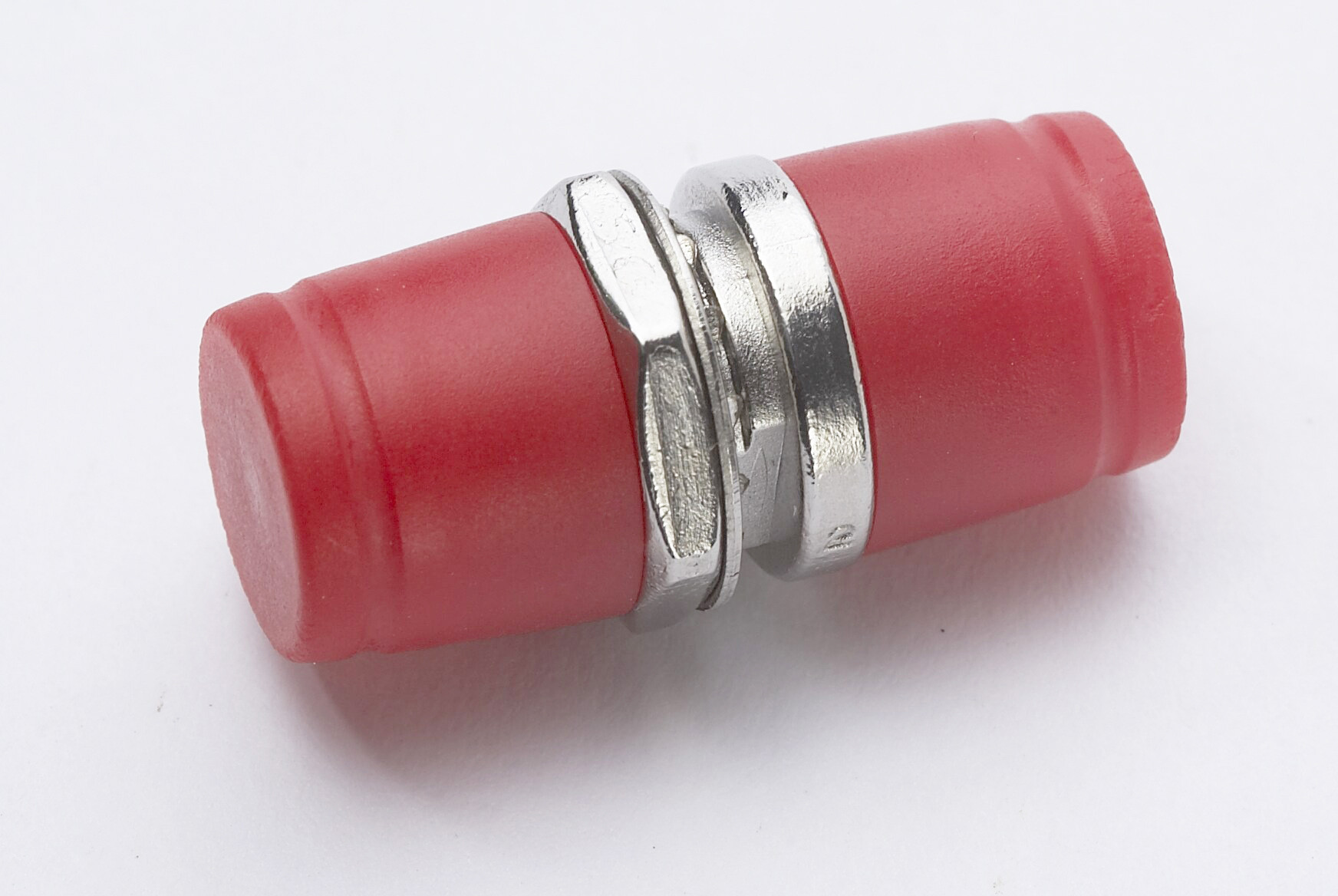 Red, green color Simplex High Return Loss FC APC Fiber Optic Adapter for Active Device Termination