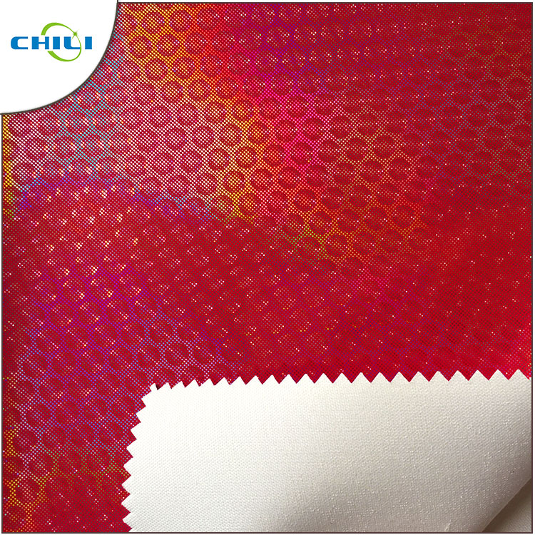 Breathable Imitation Leather Fabric , Polyester Faux Leather Innovative DIY