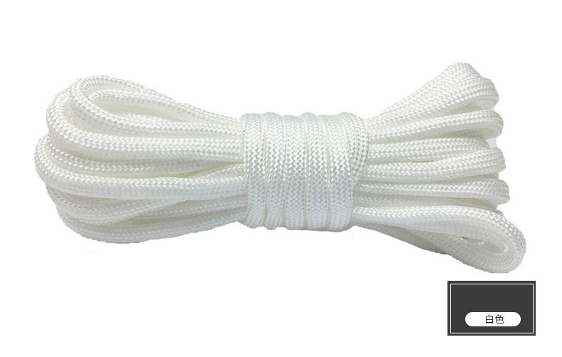 Colorful Orange Nylon Rope ISO9001 Double Braided Polyester Rope