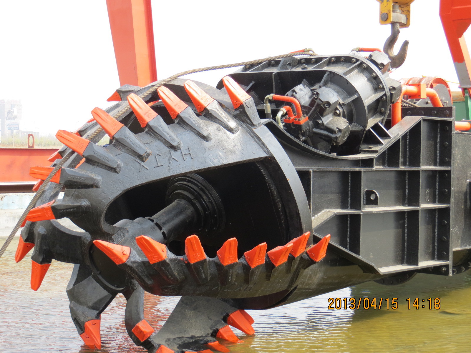 5000m3/H Mud Cutter Suction Dredge Machine With 20 Meter Dredging