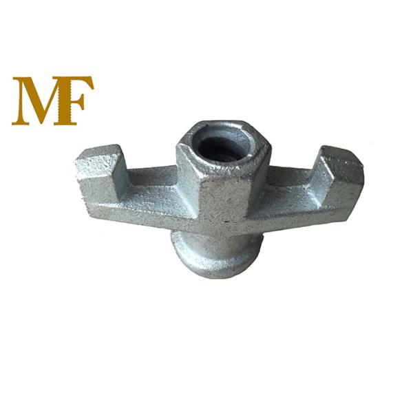 Casted Plate Wing Nut Construction Formwork Accessories 180KN Pull Strength