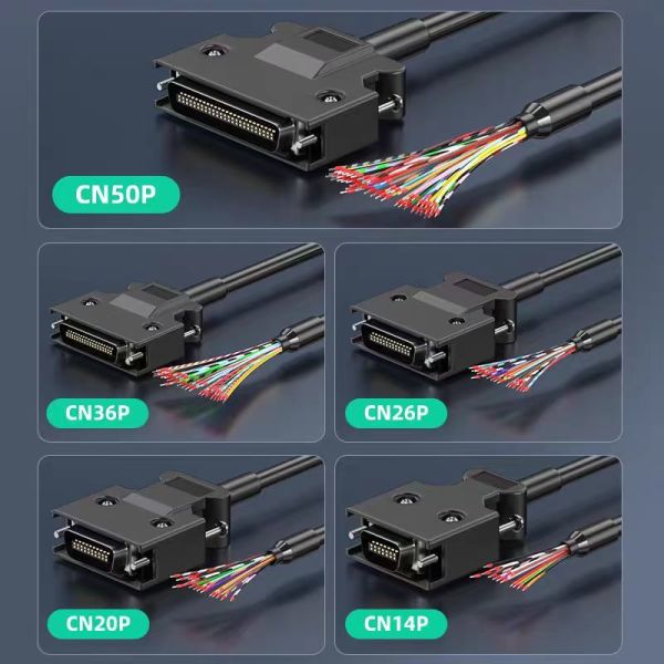 Inovance Yaskawa A6 Servo drive CN1IO control cable CN14 20 26 36 50P SCSI connector