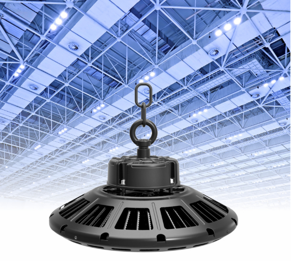 Modular Finned High Bay LED Lights 100w 150w 200w 130lm With 5 Years Warranty
