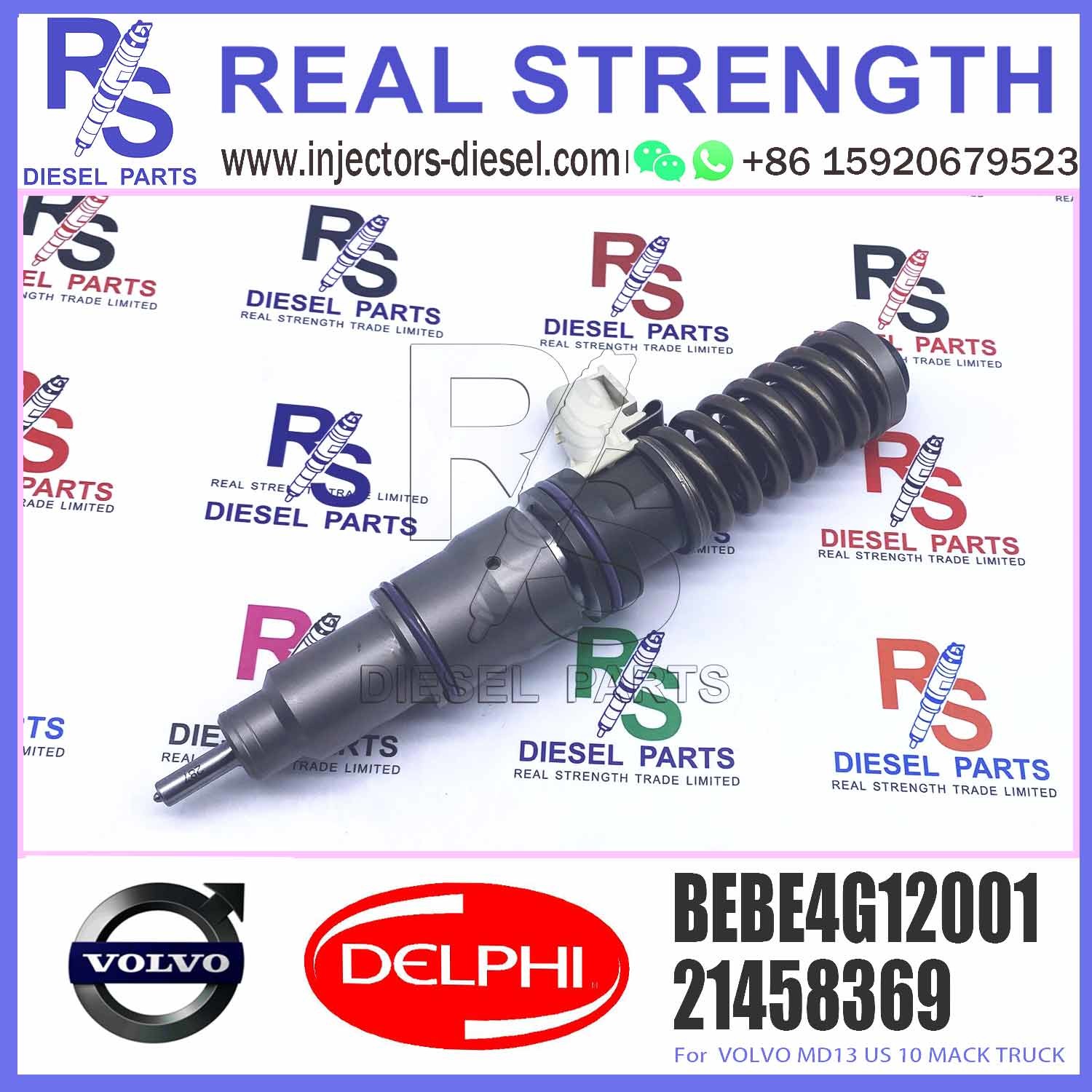21458369 New Diesel Fuel Injector For VOL-VO MD13 US 10 TRUCK 21458369 BEBE4G12001 85013160, 85003658