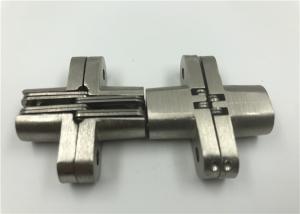 China Satin Nickel SOSS Invisible Hinge For Metal Or Wood Door 180 Degree on sale