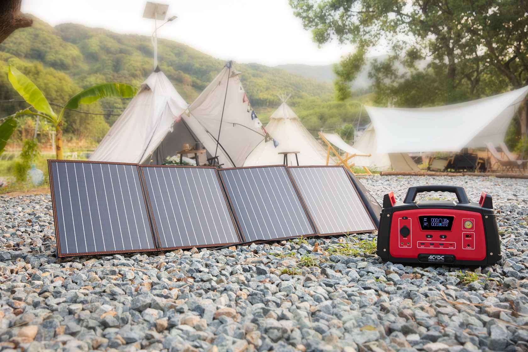 Aluminum Housing 300w Portable Power Station Camping Outdoor Battery Pack Waterproof