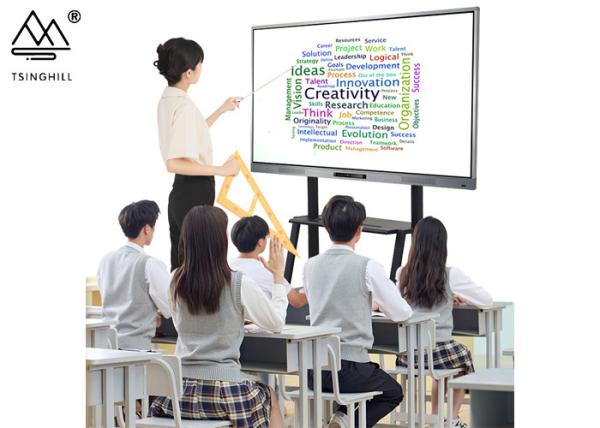 4K Ultra HD Resolution Interactive Education Whiteboard 30000 Hours Life