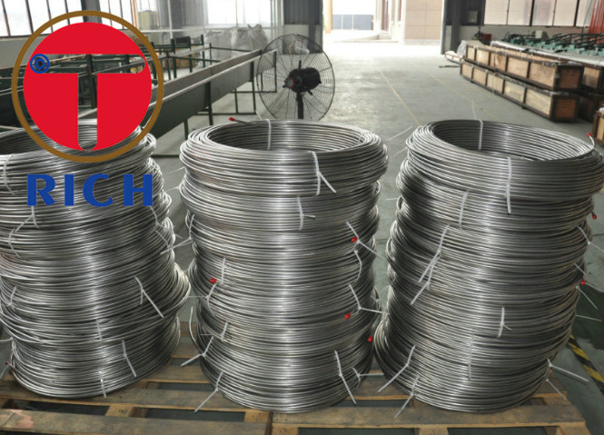 Astm A269 Capillary Stainless Steel Tube Coil For Electric Appliance Industries