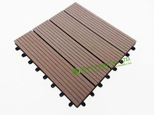 Quality Garden Tiles For Sale, WPC Outdoor decking For Garden, easy Installation wpc decking tiles, 300x300mm for sale