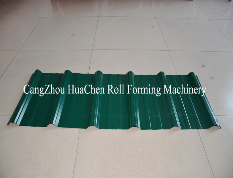 Aluminium Metcopo Step Tile Roof Sheet roll forming line , Rollform Equipment