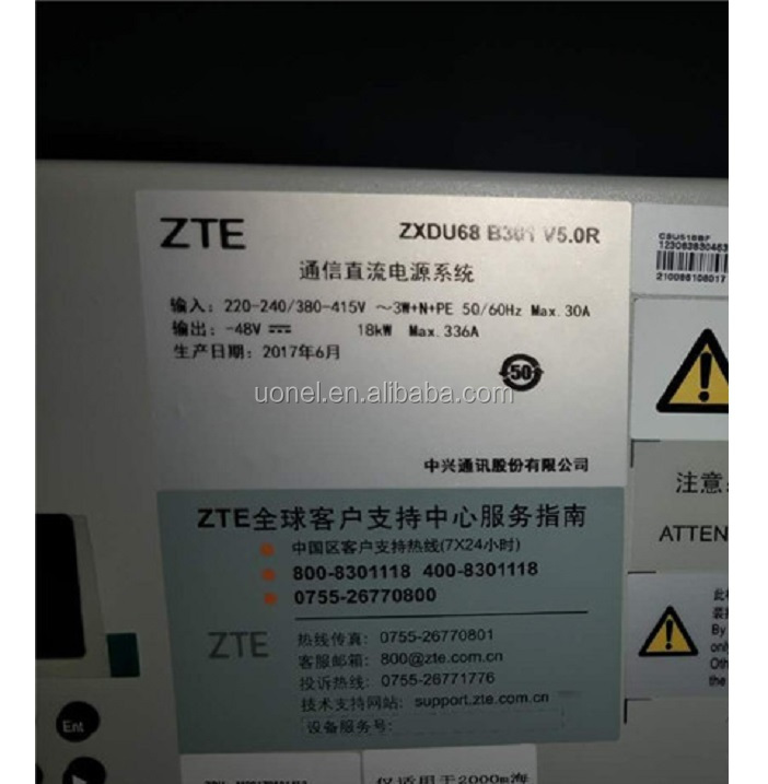 ZTE ZXDU68 B301V5.0R Embedded Power System ZTE B201 Telecom Power Supply