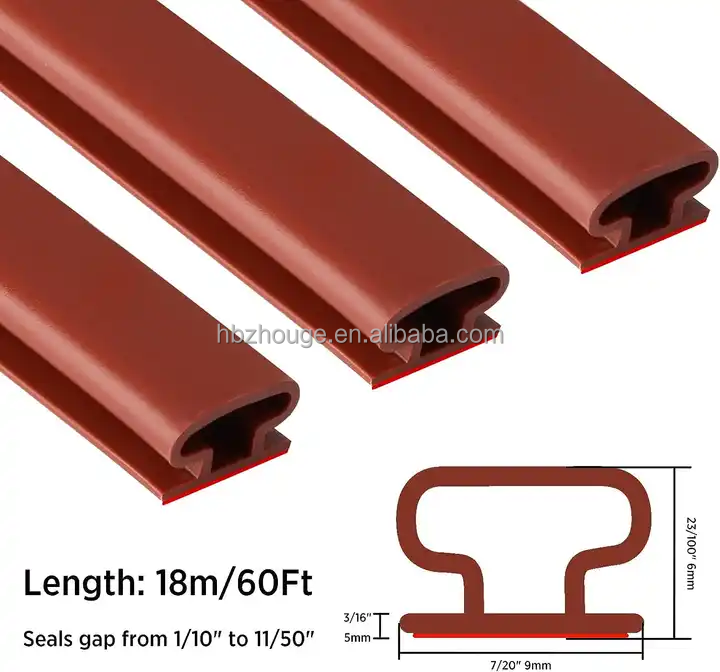 EPDM Cabinet Car Sealant Strip Side Top Bubble Steel Belt for Silicone Applications