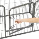 Outdoor Multi Shape 80*60cm Metal Puppy Pen