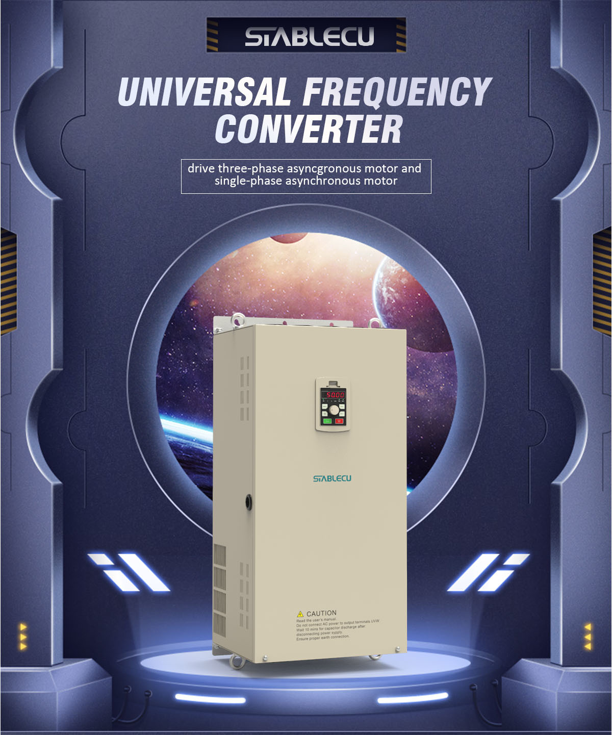 75KW VSD Frequency Inverter Converter 380V For Machine Tool Industry