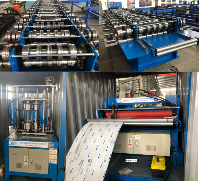 More details of the standing seam machine
