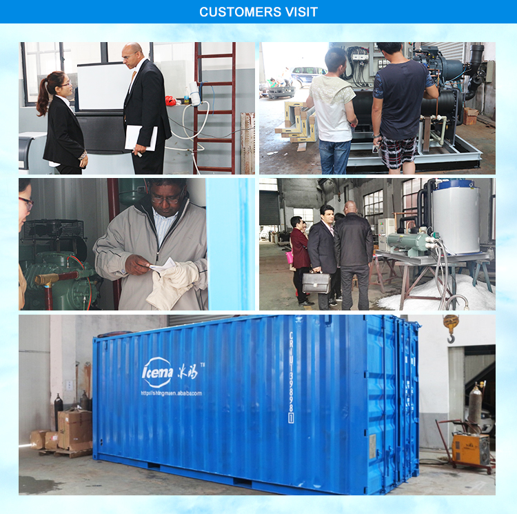 Hot Sales Products Freshwater Flake Ice Making Machine and transparent