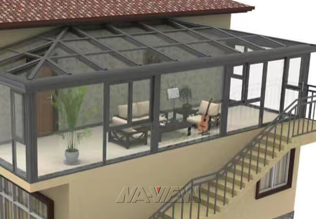 Bespoke Upgraded Modern Sunroom Extension Lanai Florida Room Addition