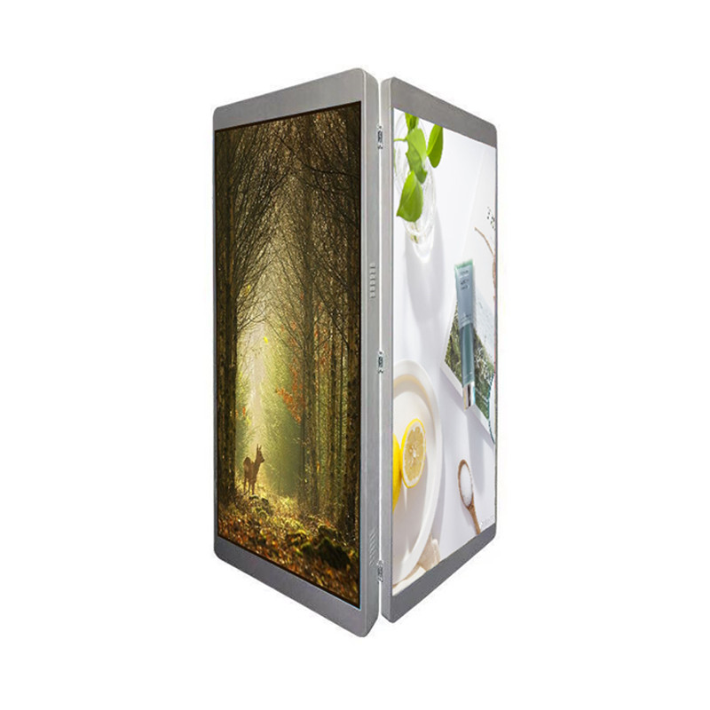 Urhealth double sided intelligent lamp post P3 P4 P5 led screen for advertising