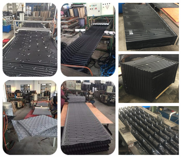 CF1900 Cross Fluted Fill Packing Cooling Tower Fills Price 0.32-0.6mm