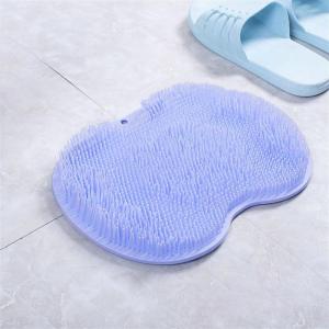 China Nontoxic Anti Slip Silicone Foot Brush Odorless Silicone Shower Foot Scrubber on sale