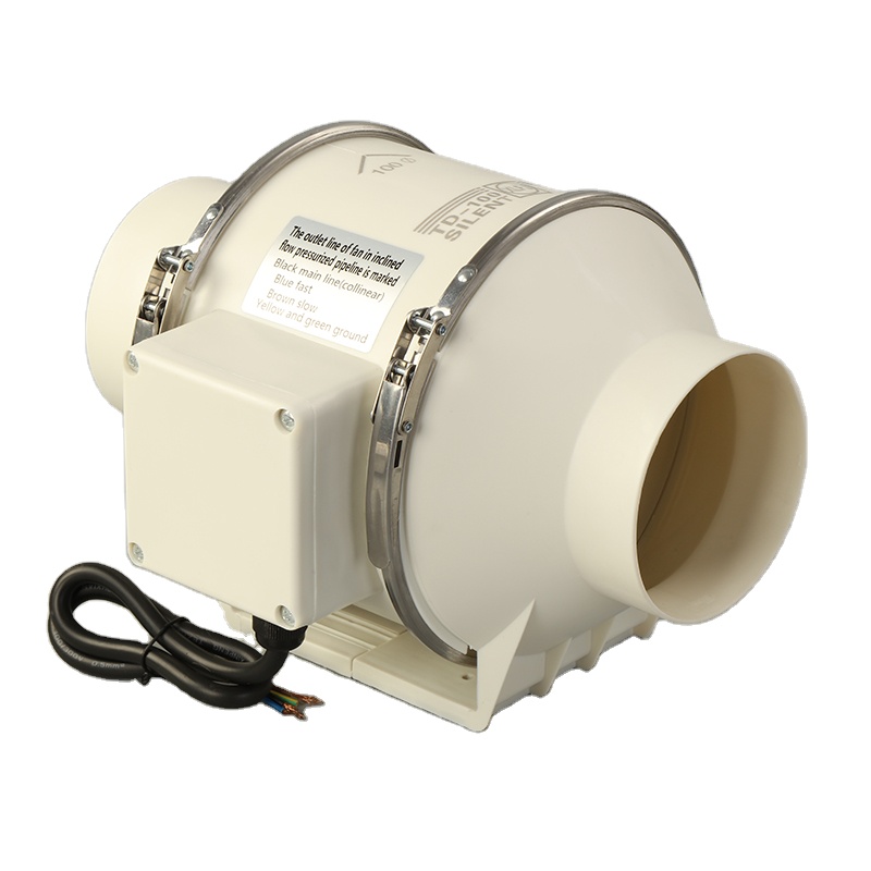 SAA Certified 4 Inch In-line Duct Fan for Customized Logo in Hydroponic Greenhouse