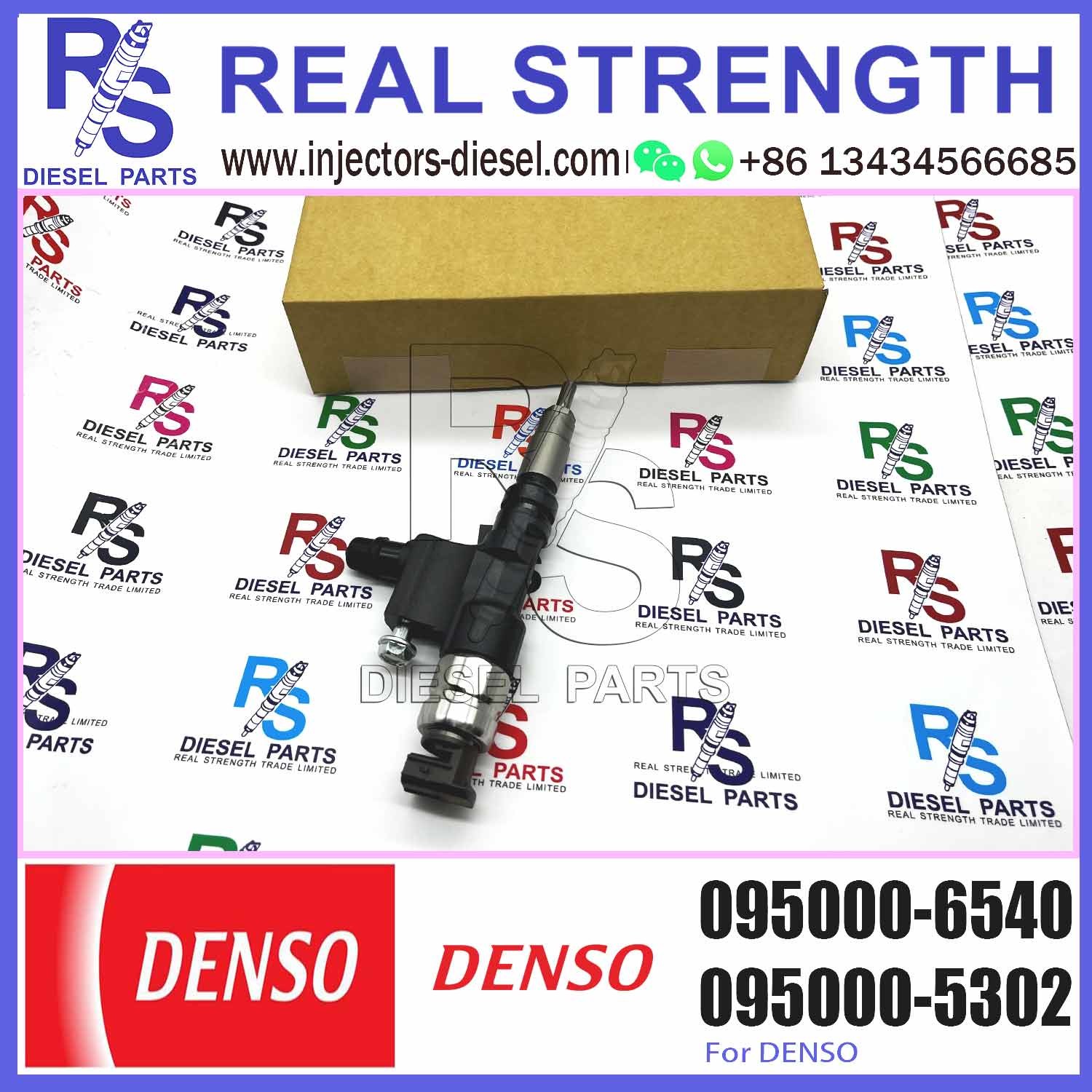 Diesel Engine Common Rail Fuel Injector 23670-E0180 23670E0180 095000-6540