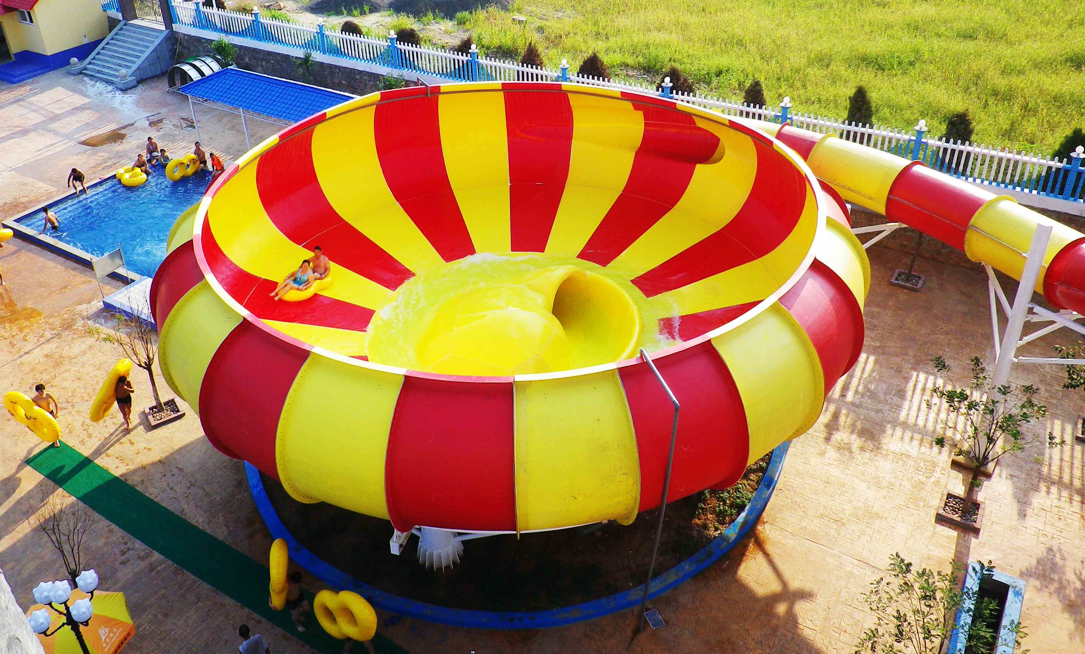 Theme Park Slides Super Bowl Water Playground Equipment for Water Park