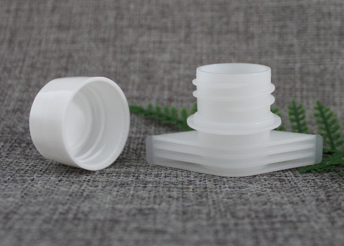 Flexible Packaging Bag Spout Caps In Plastic PE Food Grade 24.5 Nozzle Outer Diameter