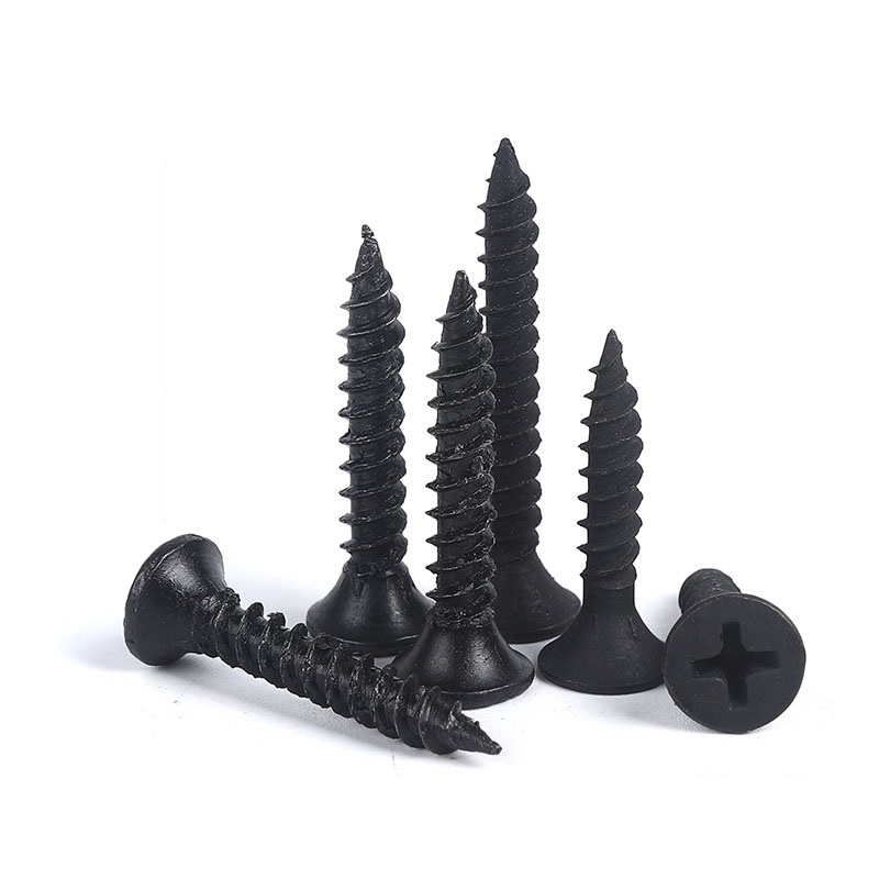 Countersunk Head Phosphated Dry Wall Nail Wall Plate Nail Cross Flat Head Screw in Gray Finish