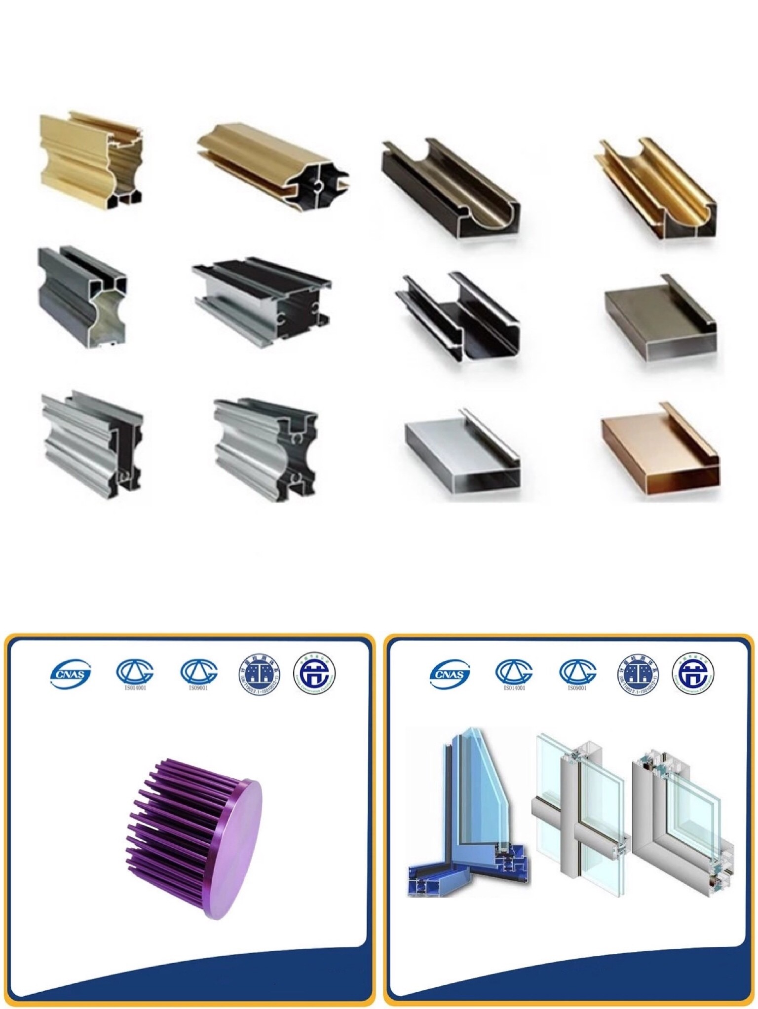 Movable 1mm 6063-T5 Aluminium Frame Casement Window