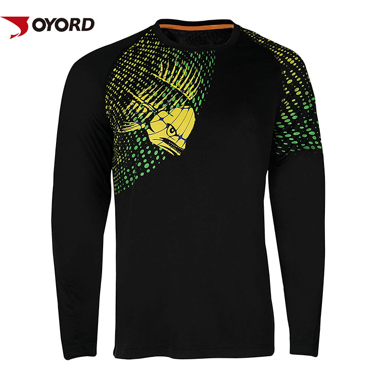 Fashionable Long Sleeve Fishing Jersey 4 Ways Stretch Fit Skin Friendly Extra Large Size