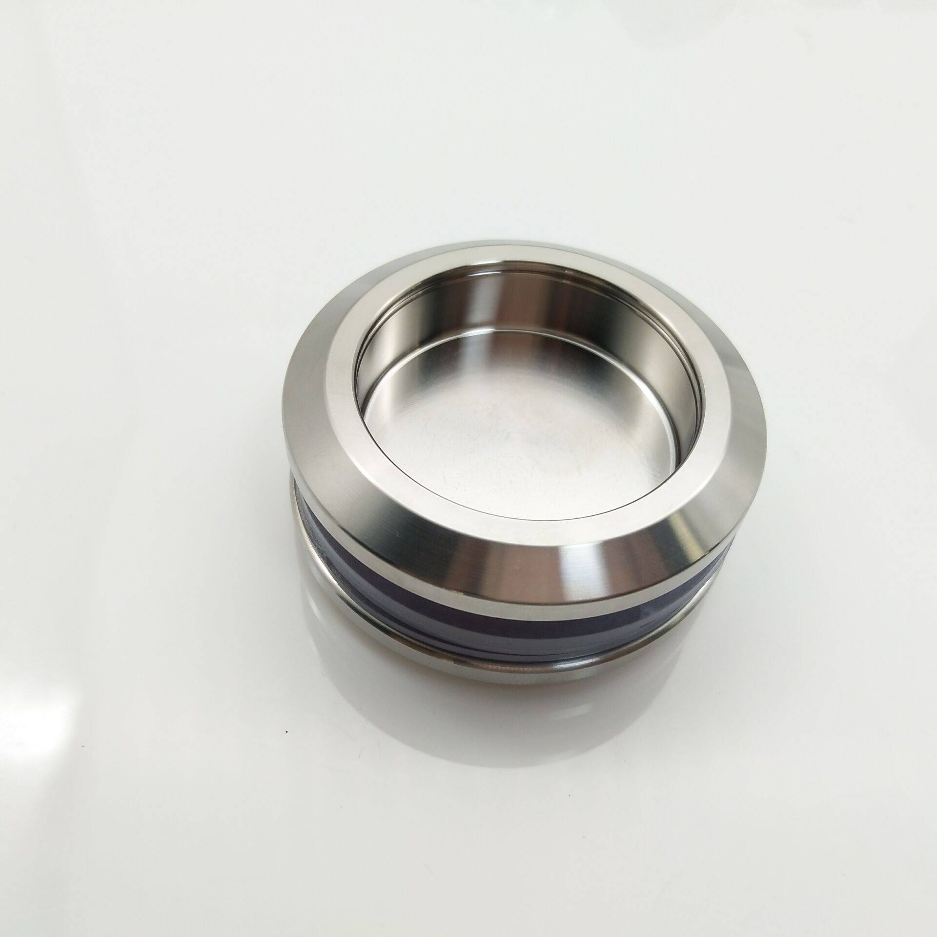SS304 Chrome Glass Door Handle Knob Bathroom Sliding Door Kit for Sturdy Construction